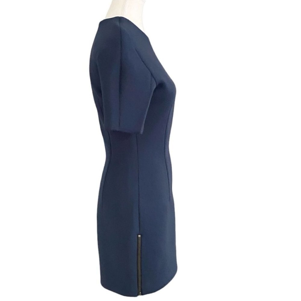 VATANIKA NAVY SCUBA  MINI DRESS - 4